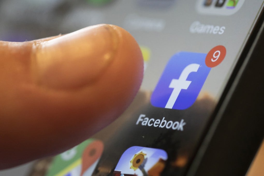 The defendant had written Facebook posts that breached a 2019 court ban. Photo: AP