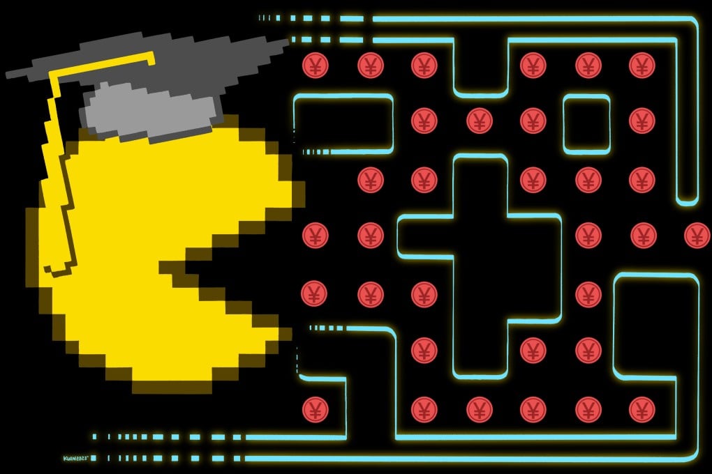 Children can cost a small fortune when parents splash out on every opportunity to improve the odds of sending their kids to a respectable university that might lead to a good job. Illustration: Lau Ka-kuen