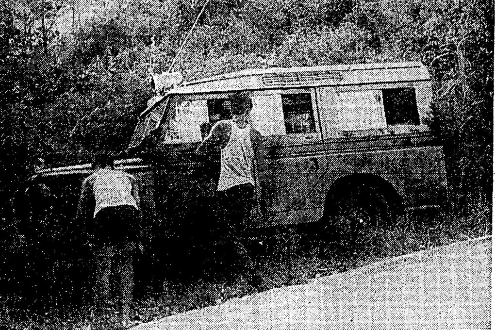 When a police Land Rover lost control in Hong Kong, killing a Chinese ...