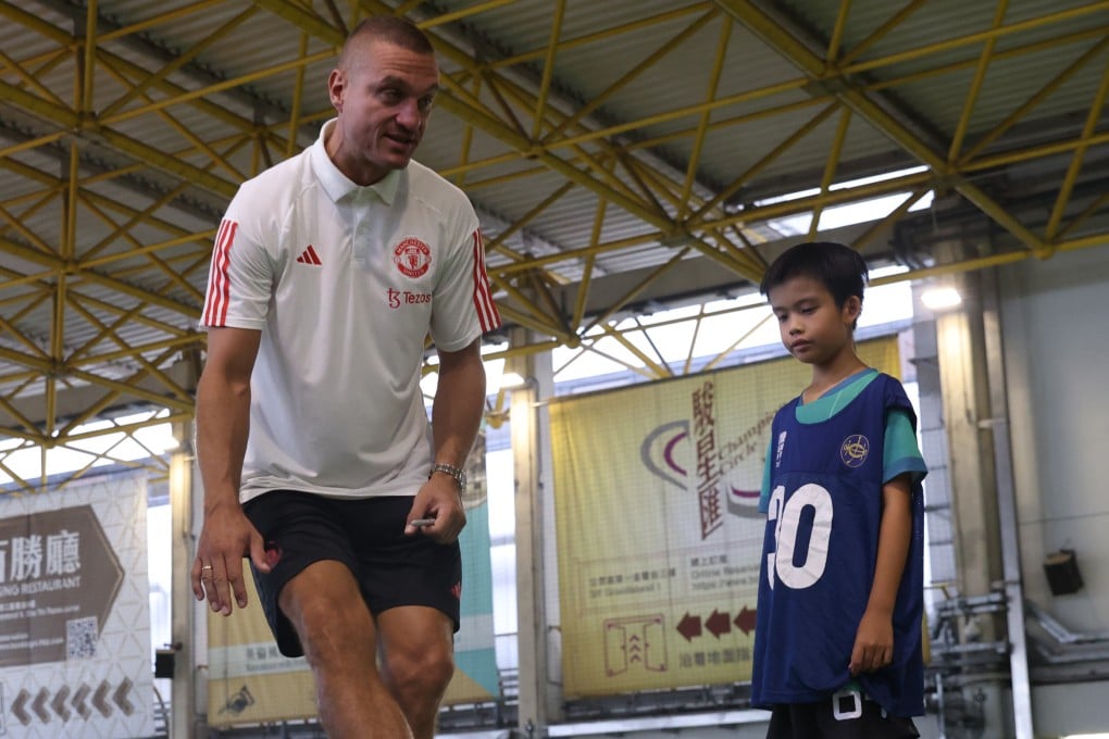 Manchester United legend Nemanja Vidic, who was in Hong Kong last week, recently completed his Uefa coaching badges as he looks for a new role in the game. Photos: Yik Yeung-man.