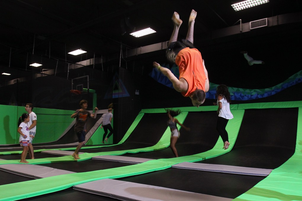 The first trampoline park in Hong Kong opened in 2014. Photo: May Tse