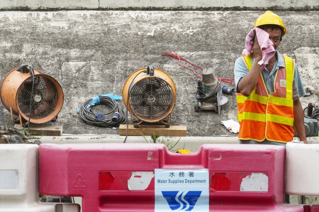 Hong Kong introduced a three-tier warning system for heat stress at work three months ago. Photo: Elson Li