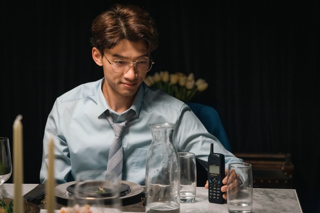 Peter Chan as Raymond in a still from “Everyphone Everywhere” (category IIB, Cantonese), directed by Amos Why. Endy Chow and Rosa Maria Velasco co-star.