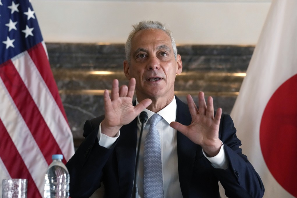 Rahm Emanuel, the US ambassador to Japan, is a former White House chief of staff. Photo: AP