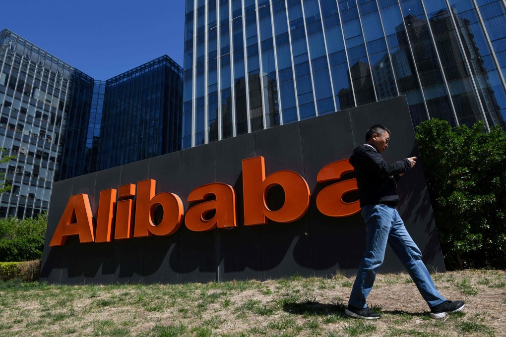 Alibaba’s office in Beijing. Photo: AFP