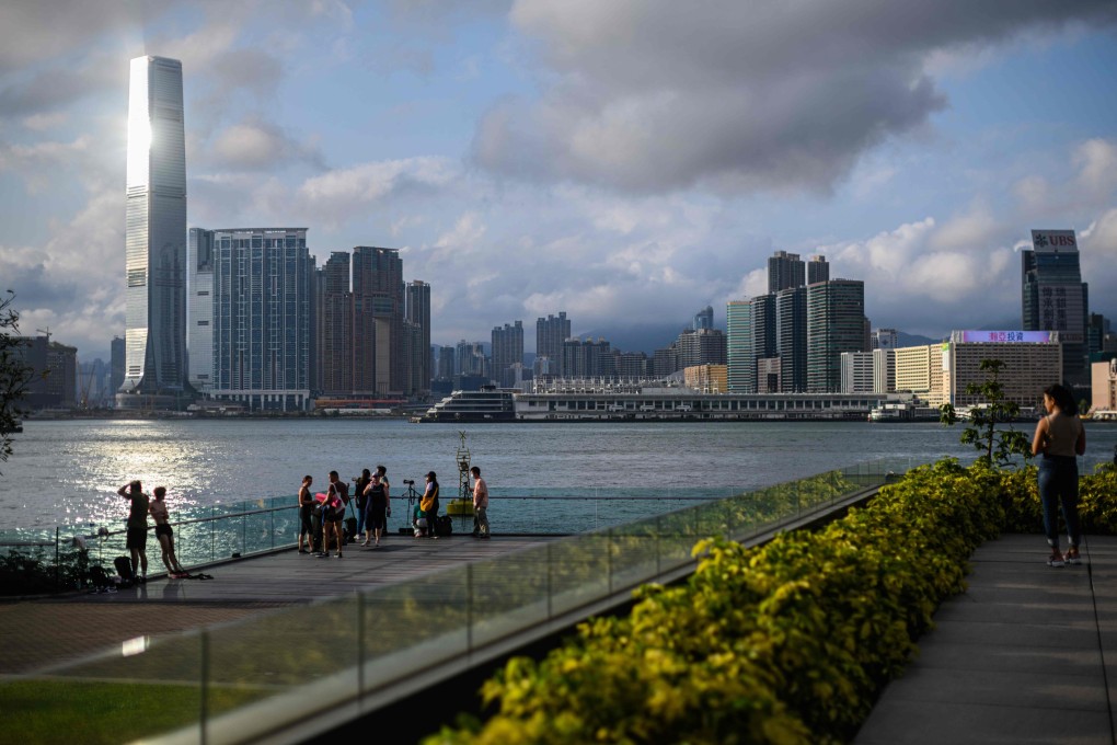 Kowloon’s skyline across the Victoria Harbour in Hong Kong on May 5, 2020. Photo: AFP