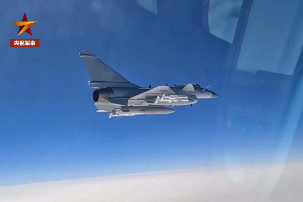 State television broadcast footage of the drill. Photo: CCTV