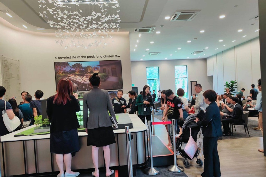 The crowd at Orchard Sophia preview. Photo: EdgeProp Singapore