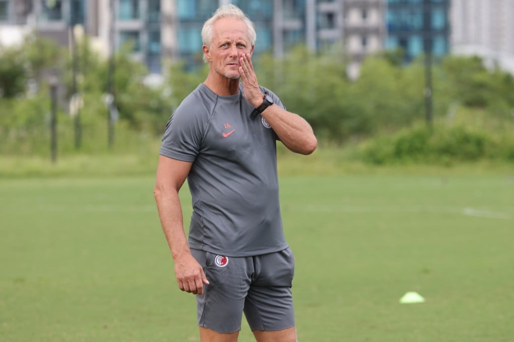 Coach Jorn Andersen was left with only 12 outfield players to work with on Monday. Photo: Yik Yeung-man