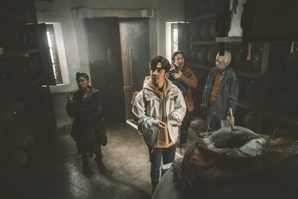(From left) Tree Kwok, Anson Lo, Tommy Chu and Ng Siu-hin in a still from “It Remains”(category IIB; Cantonese), directed by Kelvin Shum. David Chiang co-stars.