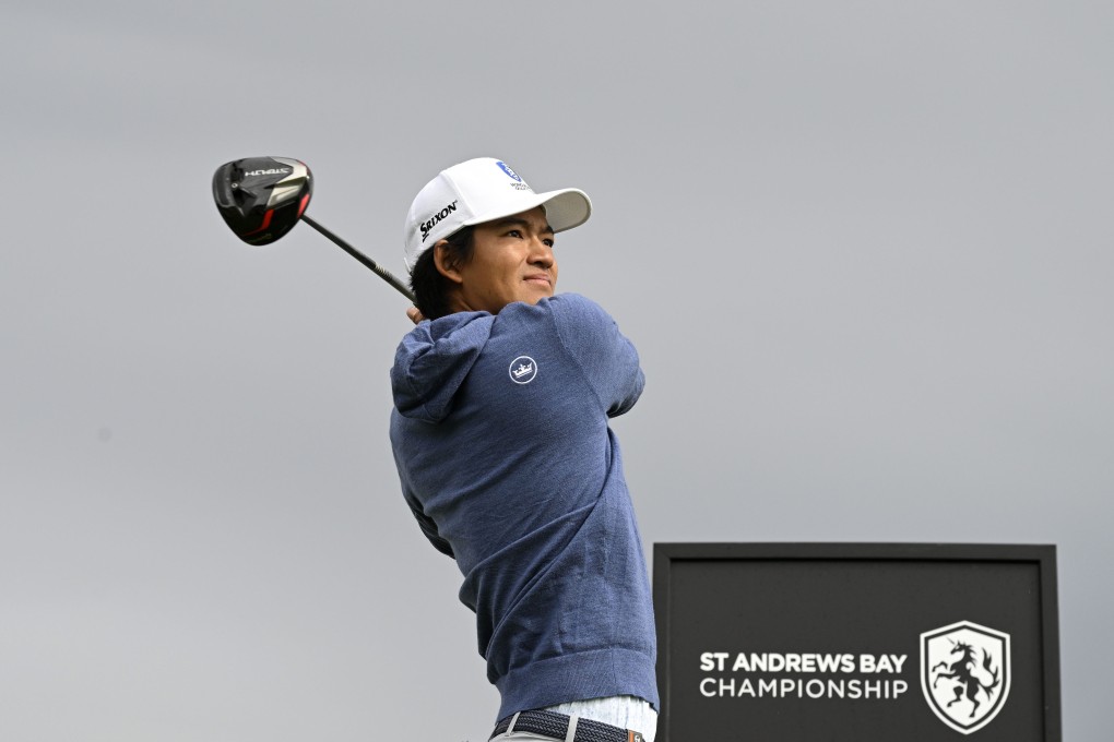 Hong Kong’s Taichi Kho during the pro-am ahead of the St Andrews Bay Championship at the Fairmont St Andrews. Photo: Asian Tour.