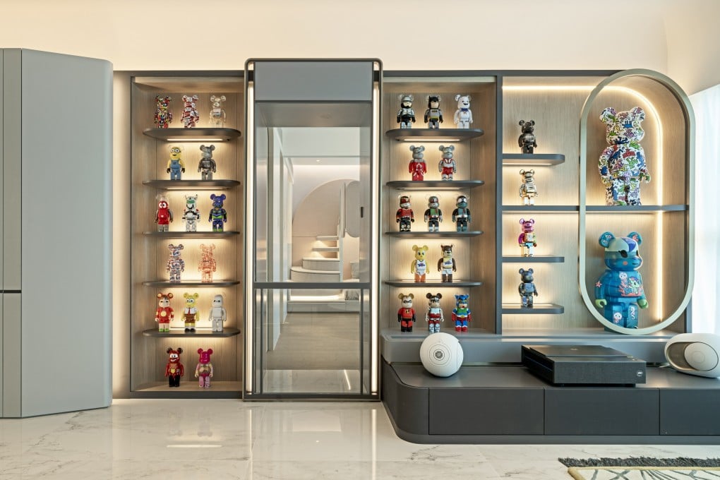 It is fun for all in this Sha Tin home in the New Territories, where Bearbrick collectible toys mix with a built-in playground perfect for a growing toddler. Photo: CK