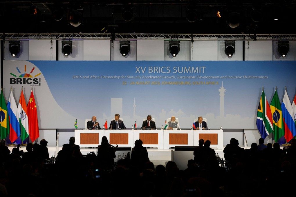 The Brics leaders say they will explore opportunities in the use of local currencies. Photo: AFP