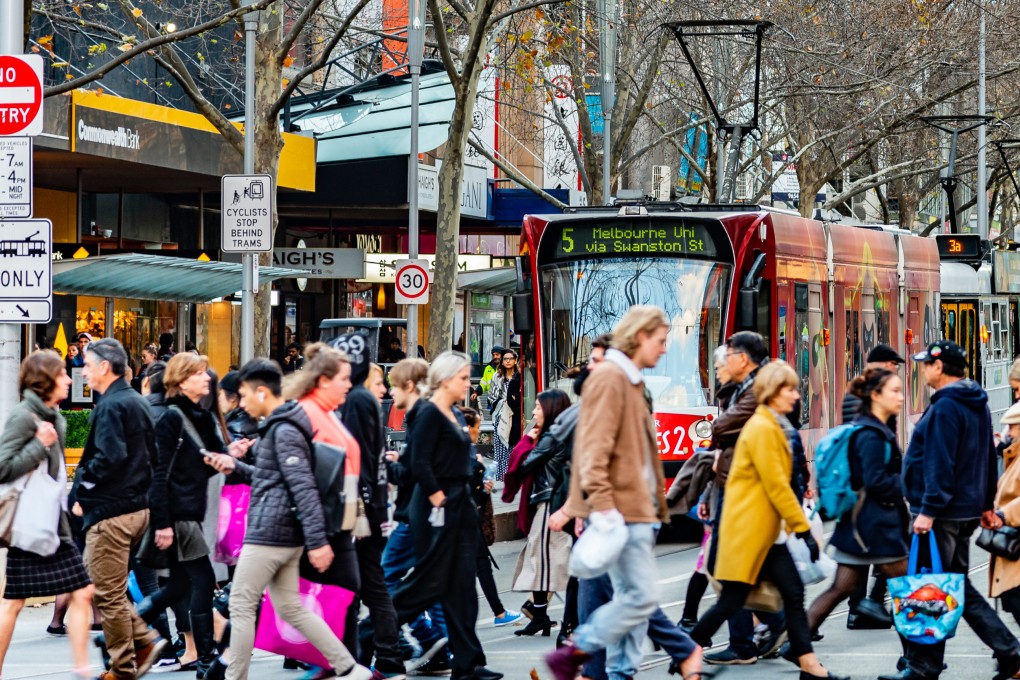 Pedestrians in Melbourne, Australia. An ageing population will place pressures on Australia’s financial resources. Photo: Shutterstock