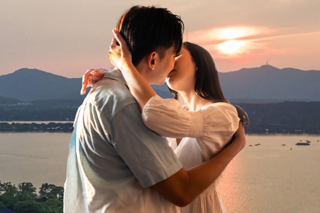 Mainland social media has been captivated by the story of a man in China who ruptured his eardrum while engaging in a passionate 10-minute kiss with his girlfriend. Photo: SCMP composite/Shutterstock