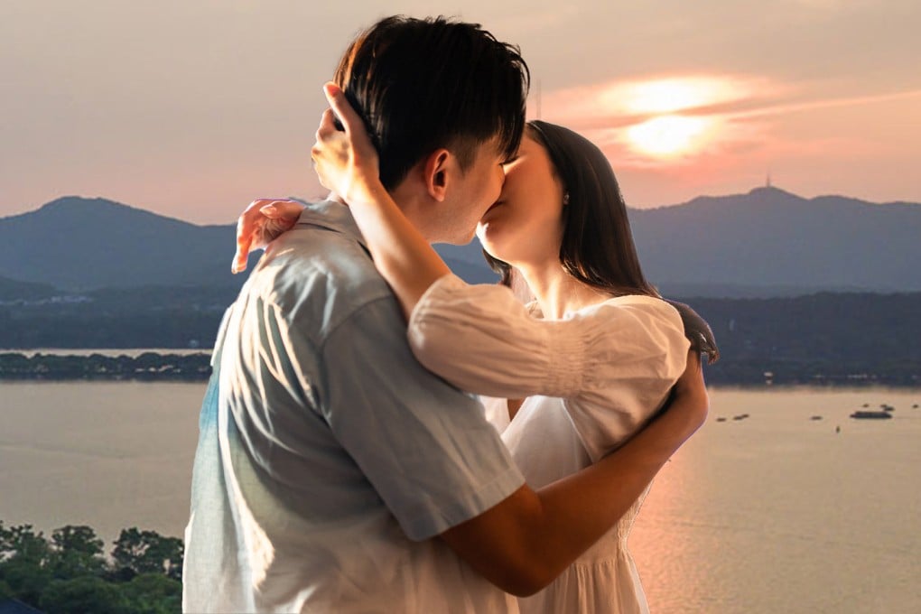 Mainland social media has been captivated by the story of a man in China who ruptured his eardrum while engaging in a passionate 10-minute kiss with his girlfriend. Photo: SCMP composite/Shutterstock