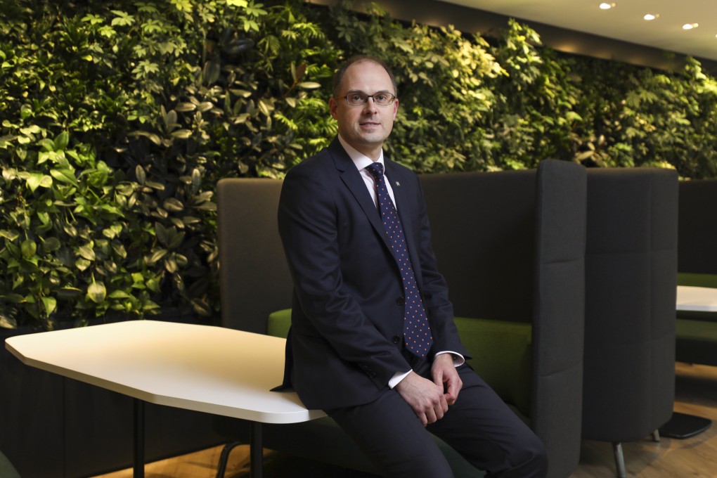 Witherington relocated from Canada to Hong Kong last month to take up the role of Asia CEO. Photo: Xiaomei Chen