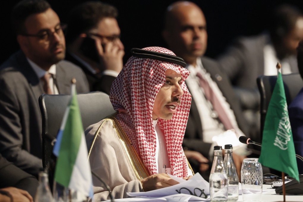 Saudi Arabia’s Foreign Minister Faisal bin Farhan Al Saud at the 2023 Brics summit in Johannesburg on Thursday. Photo: AP