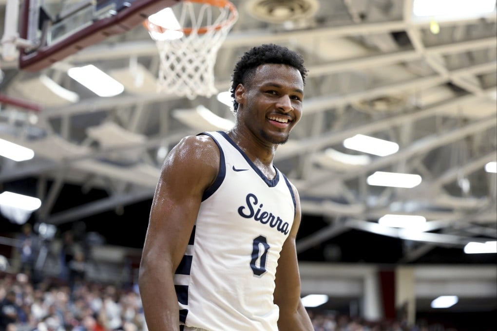Bronny James has a congenital heart defect, his family said in a statement. Photo: AP