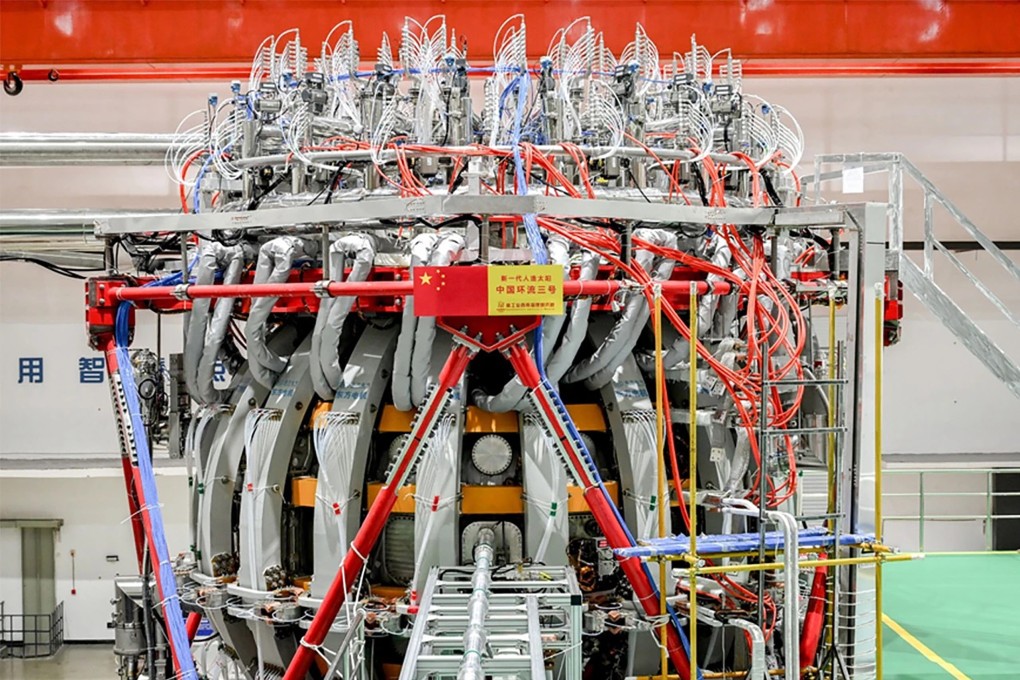 The breakthrough was made by the  China National Nuclear Corporation’s latest version of a tokamak machine. Photo: Handout