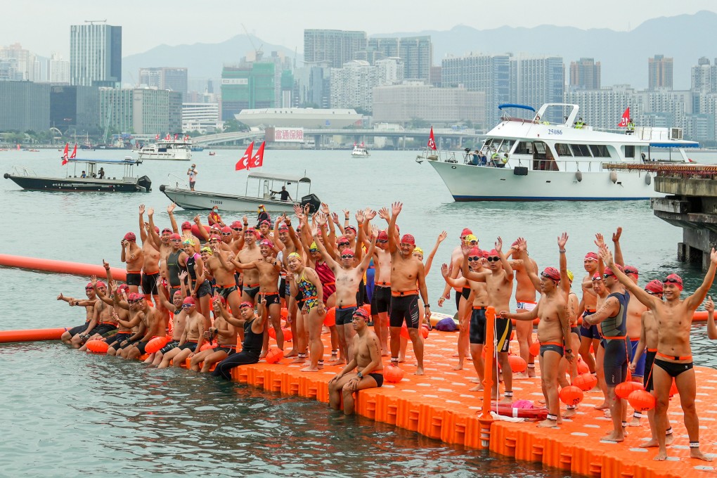 The New World Harbour Race will have a maximum complement of 4,000 swimmers in 2023. Photo: Sam Tsang.