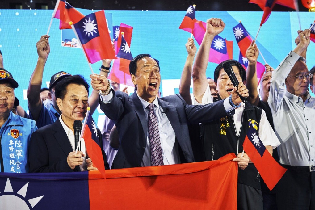 After months of appearing to garner support for a presidential bid, Foxconn founder Terry Gou has announced he plans to run for office in Taiwan’s January elections. Photo: Bloomberg