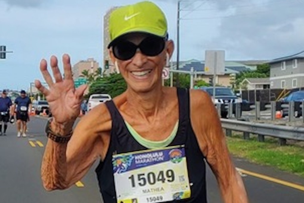 In 2022, Mathea Allansmith, then 92, finished the Honolulu marathon, making her the oldest women to complete the 26.2-mile race. She shares her secrets to a long and healthy life. Photo: Mathea Allansmith
