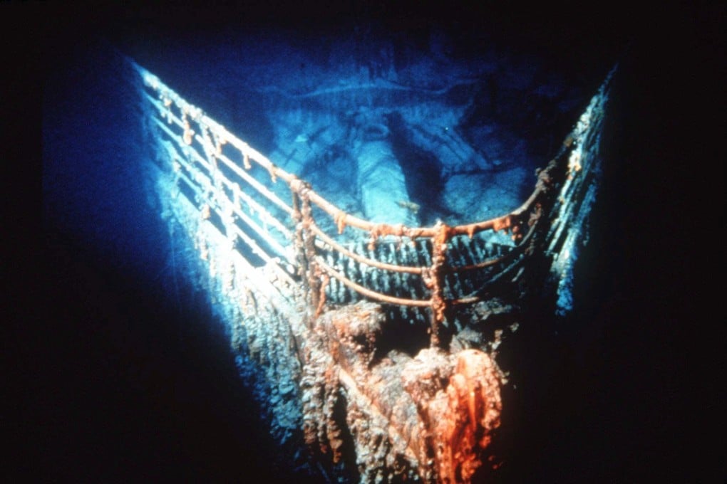 The bow of the Titanic, on the bottom of the North Atlantic. File photo: AP