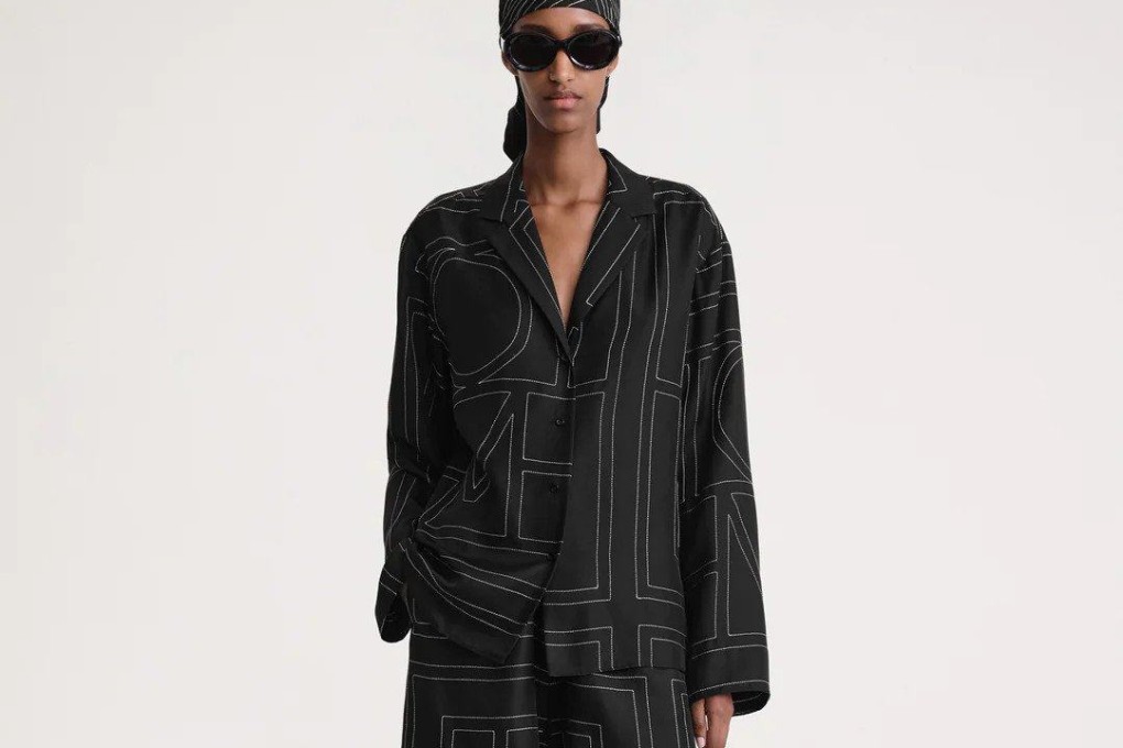 A silk pyjama set by Scandinavian brand Toteme, one of the brands that is benefiting from the rise of sleepwear as streetwear. Photo: Toteme