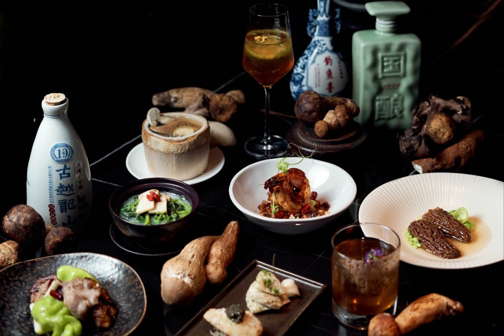 Dried wild mushrooms are a staple in many Chinese cuisines. Above: a Yunnan mushroom feast from Mott 32 in Hong Kong. Photo: Mott 32
