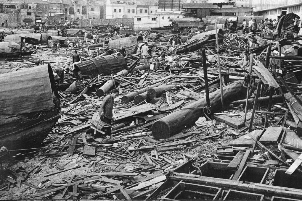 Super Typhoon Wanda struck Hong Kong in 1962 and is considered one of the deadliest storms recorded in the city. Photo: SCMP