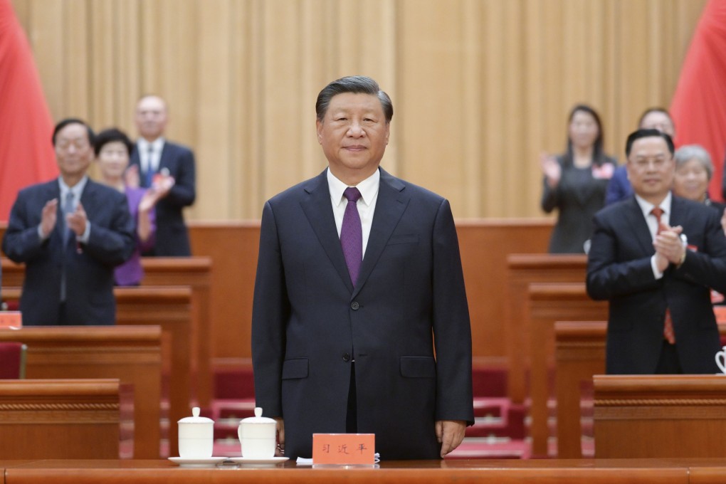 Chinese President Xi Jinping attends the opening ceremony of the 11th national congress of returned overseas Chinese and their relatives at the Great Hall of the People in Beijing on Thursday. Photo: Xinhua
