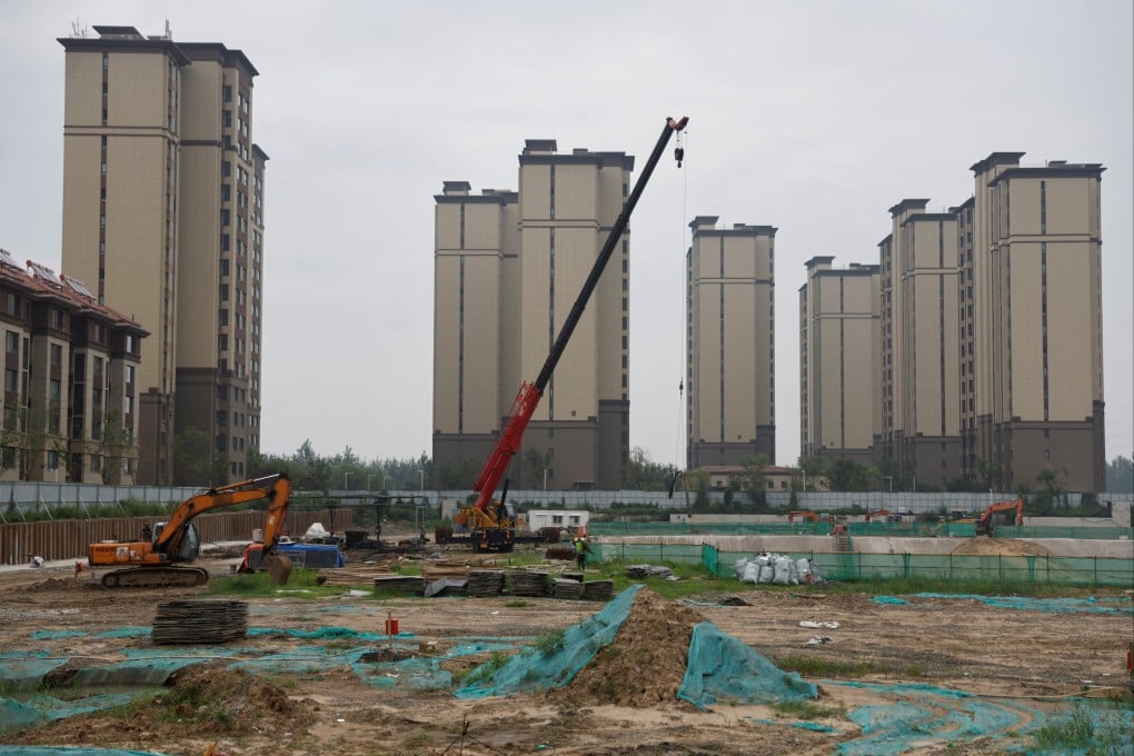 A construction site of residential buildings by Chinese developer Country Garden is pictured in Tianjin, China on August 18, 2023. Photo: Reuters