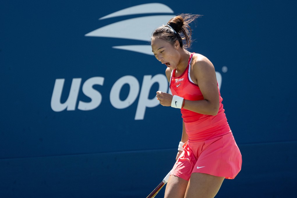 Zheng Qinwen of China is into the third round in New York. Photo: Xinhua