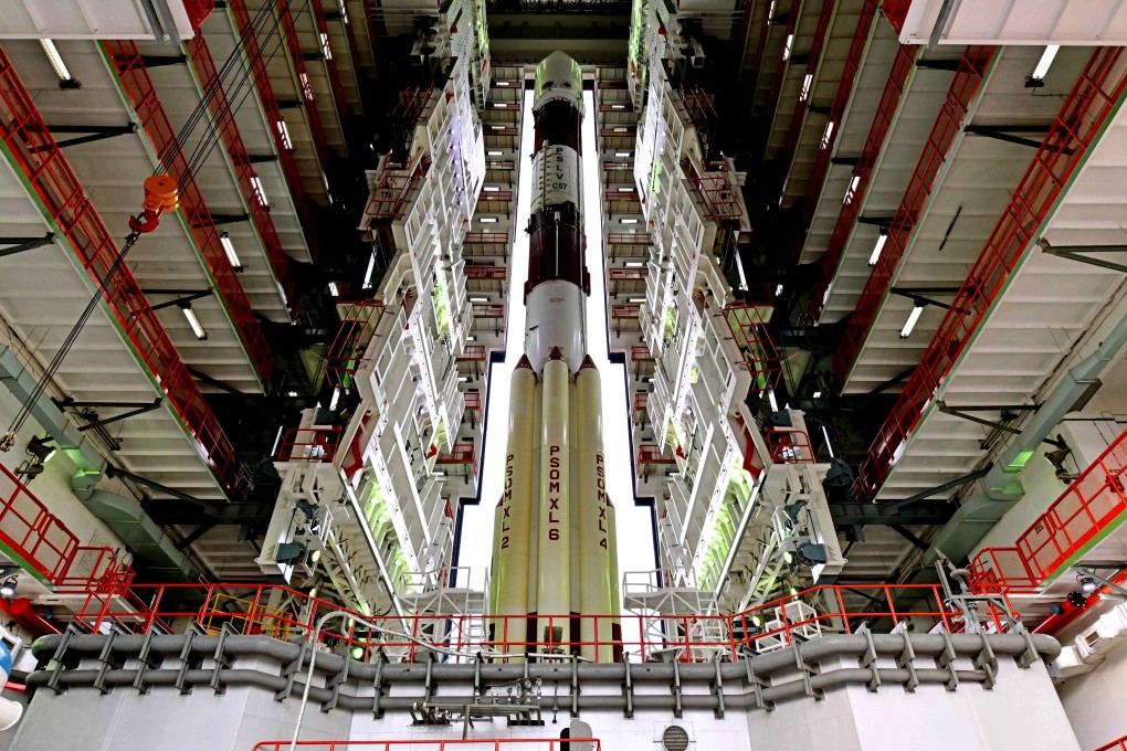 The craft will be launched from the country’s main spaceport in Sriharikota using India’s heavy-duty launch vehicle, the PSLV. Photo: ISRO via EPA-EFE