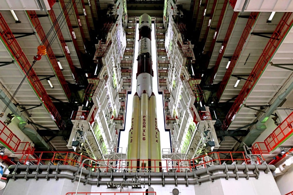 The craft will be launched from the country’s main spaceport in Sriharikota using India’s heavy-duty launch vehicle, the PSLV. Photo: ISRO via EPA-EFE