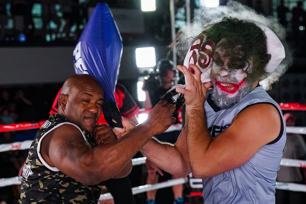 Two competitors battle it out during the PFC’s televised event on ESPN. Photo: PFC