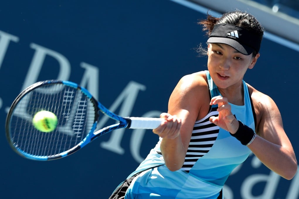 Wang Xinyu of China heads into the last 16 of a grand slam championship for the first time. Photo: EPA-EFE