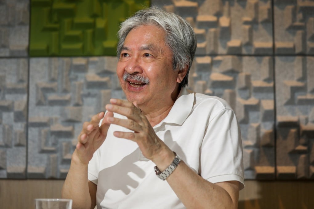 Former minister John Tsang has called called on stakeholders to consider Hong Kong a gateway for seizing education technology opportunities in the Greater Bay Area. Photo: Xiaomei Chen