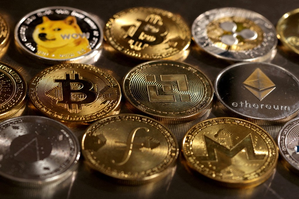 Representations of cryptocurrencies are seen in this illustration, August 10, 2022. Photo; Reuters