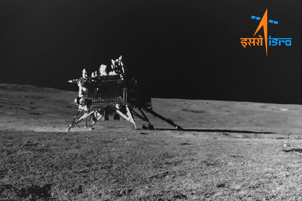 India’s moon rover has confirmed the presence of sulphur and found other elements on the surface near the lunar south pole. Photo: ISRA via AP