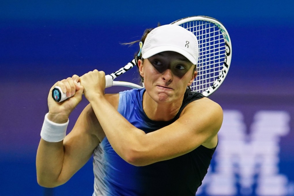 Iga Swiatek of Poland was sent home in the last 16 and will not have defend her US Open title Photo: EPA-EFE