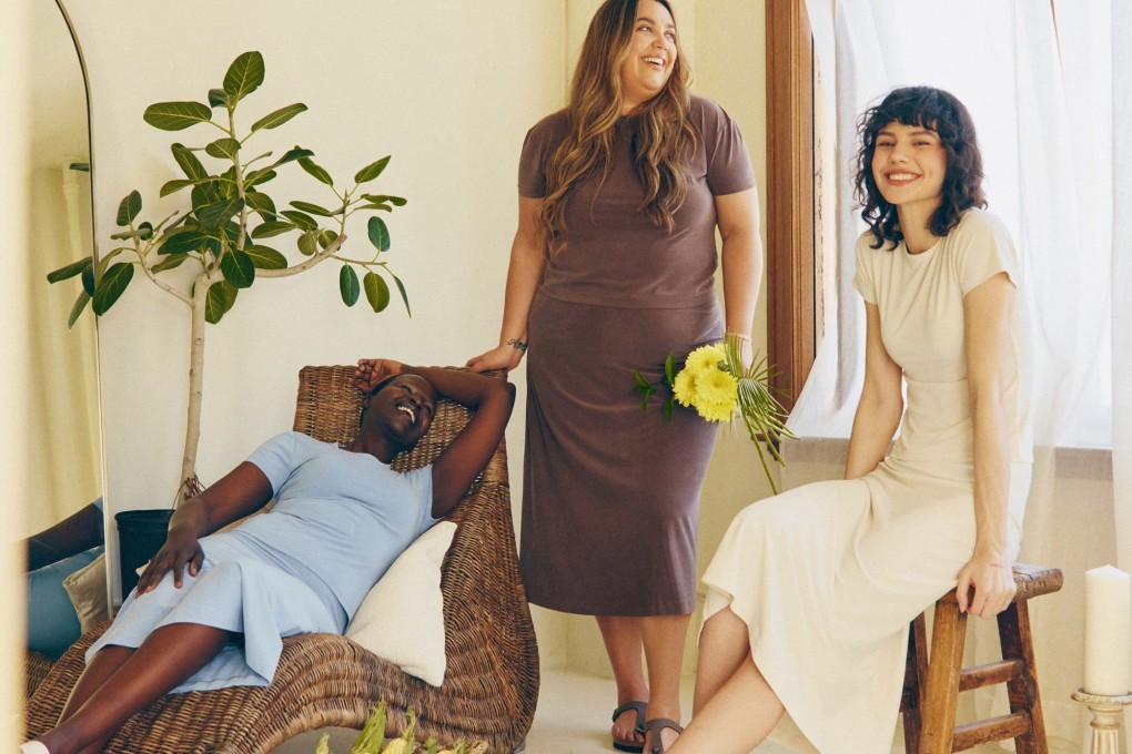 Brands from Lululemon to Stella McCartney are using hi-tech and innovative materials, made from, for example, fishing nets, corn and mycelium, to make comfortable clothes that blur the line between athleisure and work clothes. Photo: Lezé the Label