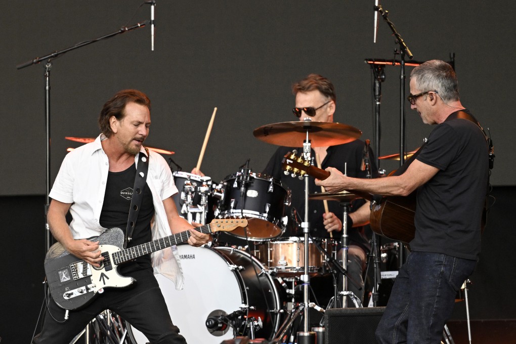 Pearl Jam, pictured here in Hyde Park, London, in 2022, shot to fame in the 1990s as part of the Seattle grunge scene, and managed to stay relevant and retain their fan base in the following decades. Photo: TNS