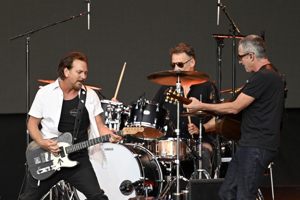 Pearl Jam, pictured here in Hyde Park, London, in 2022, shot to fame in the 1990s as part of the Seattle grunge scene, and managed to stay relevant and retain their fan base in the following decades. Photo: TNS