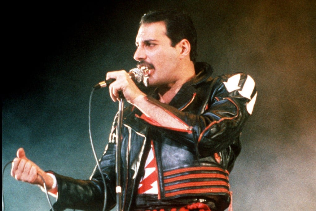 Freddie Mercury of the rock group Queen in 1985. File photo: AP