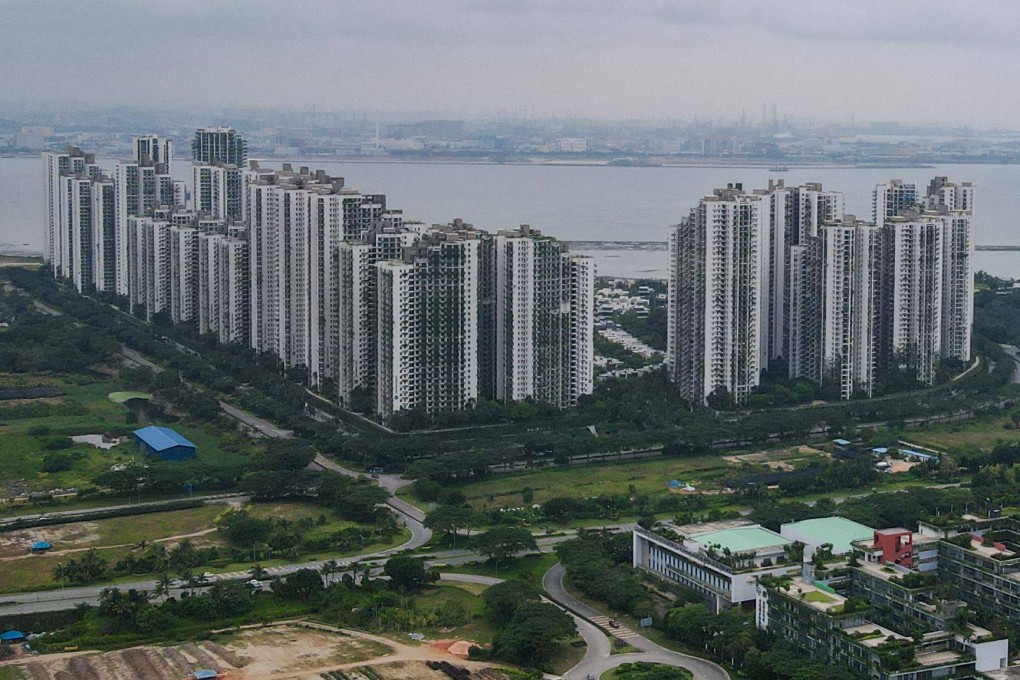 Condominiums at Forest City. Pegged to China’s ambitious Belt and Road Initiative, Forest City is Country Garden’s largest property development outside China. Photo: AFP
