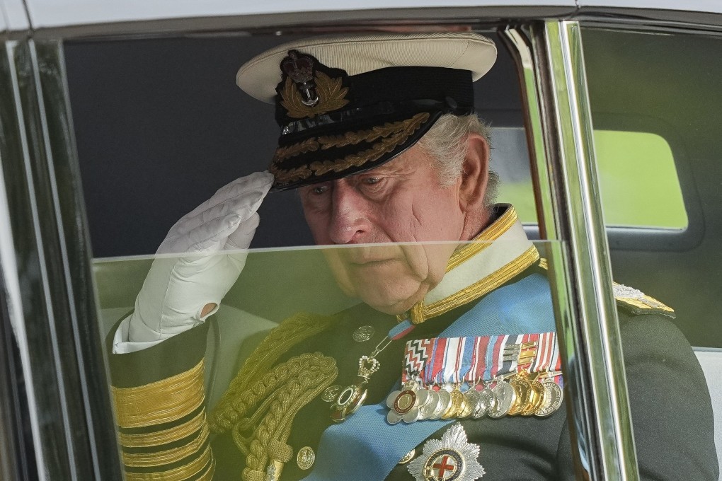 King Charles after the state funeral for Queen Elizabeth in Westminster Abbey, London on September 19, 2022. File photo: AP