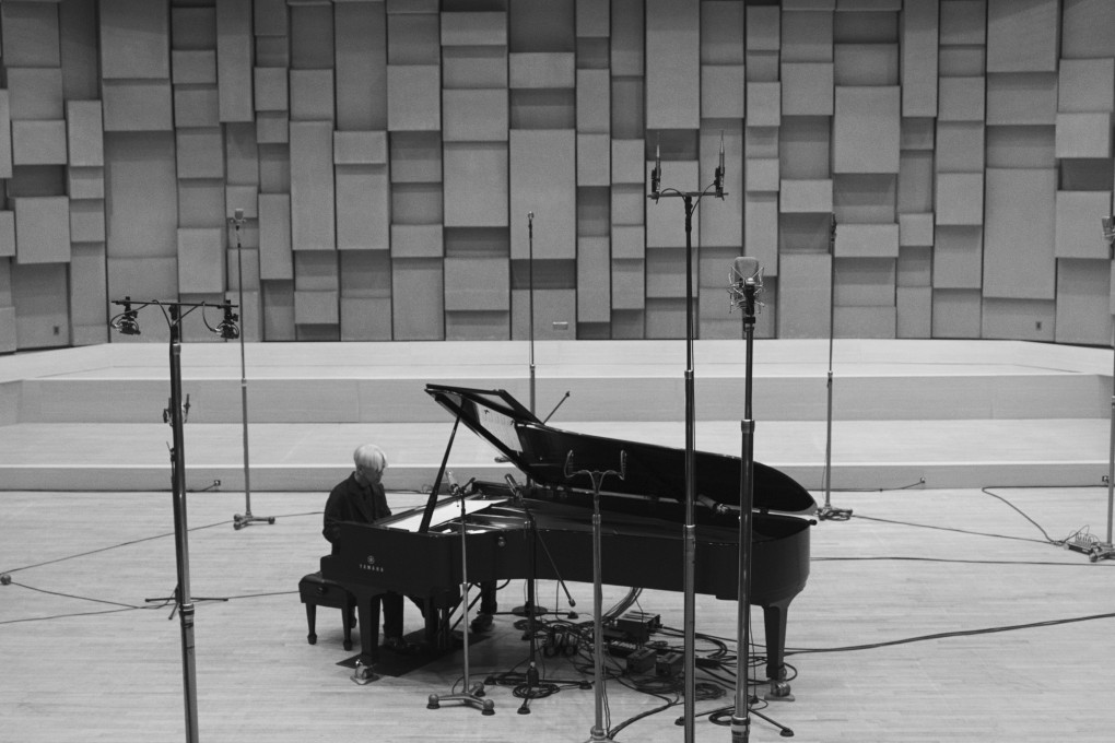 Ryuichi Sakamoto plays piano in “Ryuichi Sakamoto | Opus”, in which the late Japanese musician and composer gives fans one final performance of 20 pieces spanning his career. Photo: AP