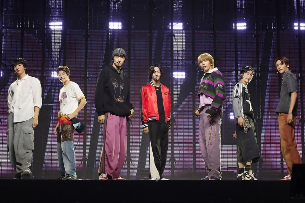 Riize, K-pop agency SM Entertainment’s newest boy group, performing “Get A Guitar” in Seoul. They have racked up a million album pre-orders and more than a million Instagram followers since their debut this month. Photo: SM Entertainment